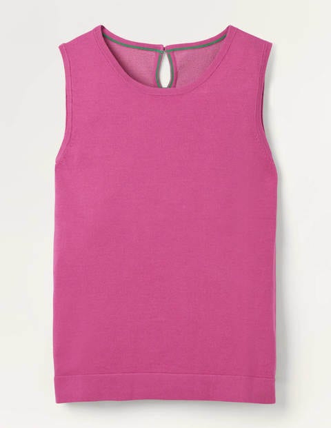 Favourite Cotton Knitted Tank - Berry Sorbet Favourite Cotton Knitted Tank - Berry Sorbet