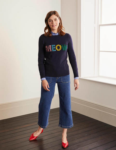 Estella Jumper - Navy, Meow Estella Jumper - Navy, Meow