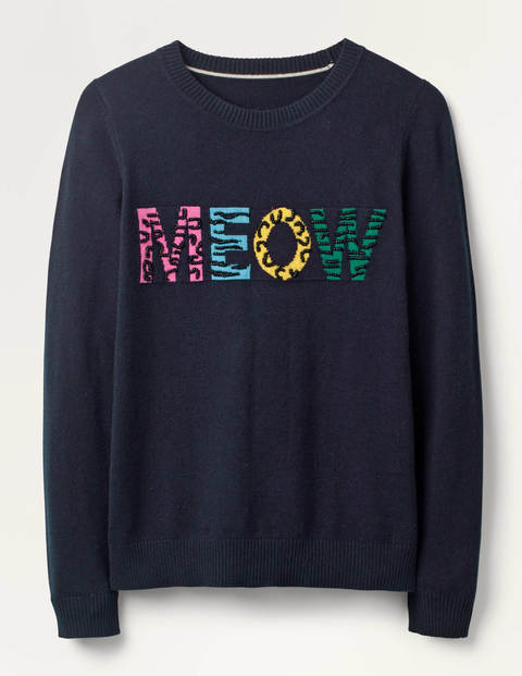 Estella Jumper - Navy, Meow Estella Jumper - Navy, Meow