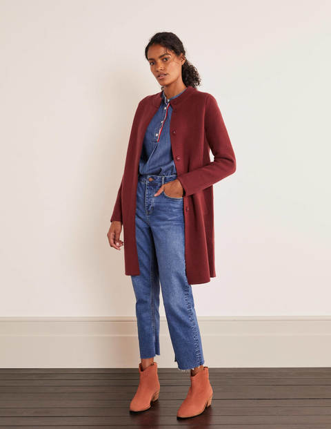 Claudia Coatigan - Maroon Claudia Coatigan - Maroon