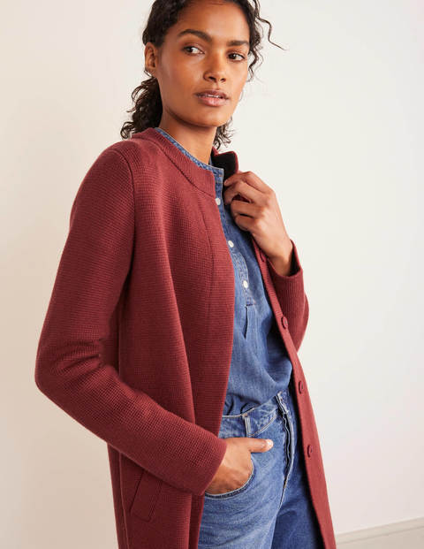 Claudia Coatigan - Maroon Claudia Coatigan - Maroon
