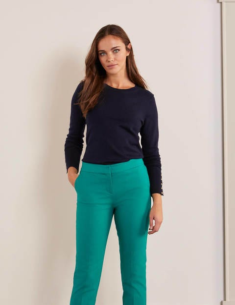 Eldon Cotton Jumper - Navy Eldon Cotton Jumper - Navy