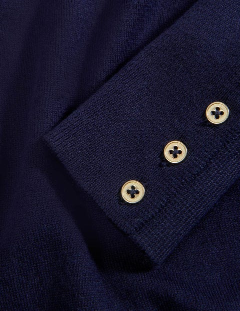 Pull Eldon en coton - Bleu marine Pull Eldon en coton - Bleu marine