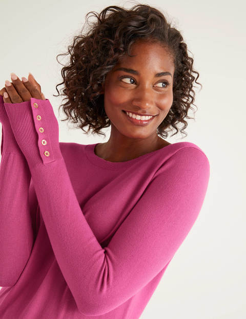 Eldon Cotton Jumper - Berry Sorbet Eldon Cotton Jumper - Berry Sorbet