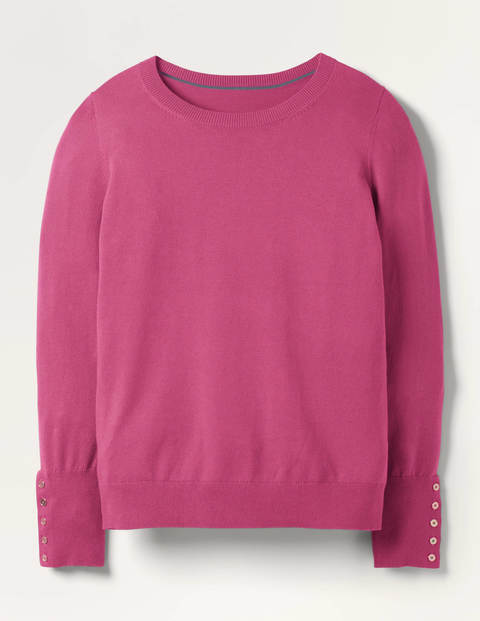 Eldon Cotton Jumper - Berry Sorbet Eldon Cotton Jumper - Berry Sorbet