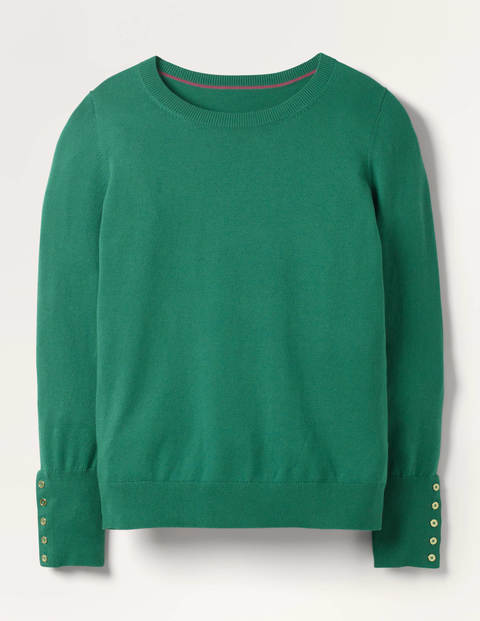 Eldon Baumwollpullover - Salbeigrün Eldon Baumwollpullover - Salbeigrün