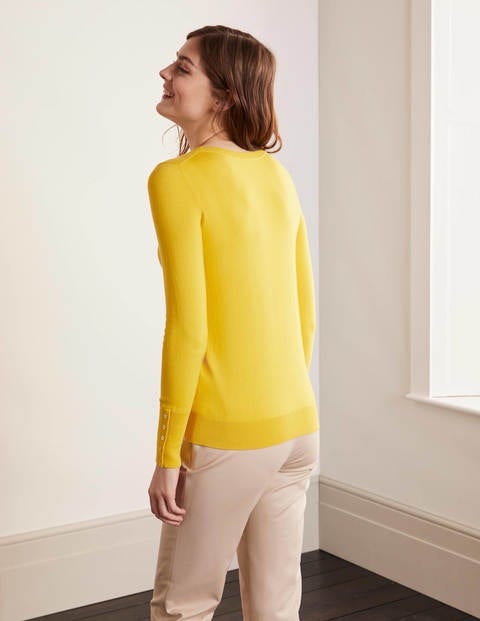 Eldon Cotton Jumper - Maize Eldon Cotton Jumper - Maize