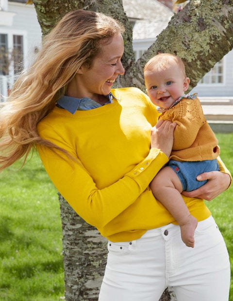 Eldon Cotton Jumper - Maize Eldon Cotton Jumper - Maize