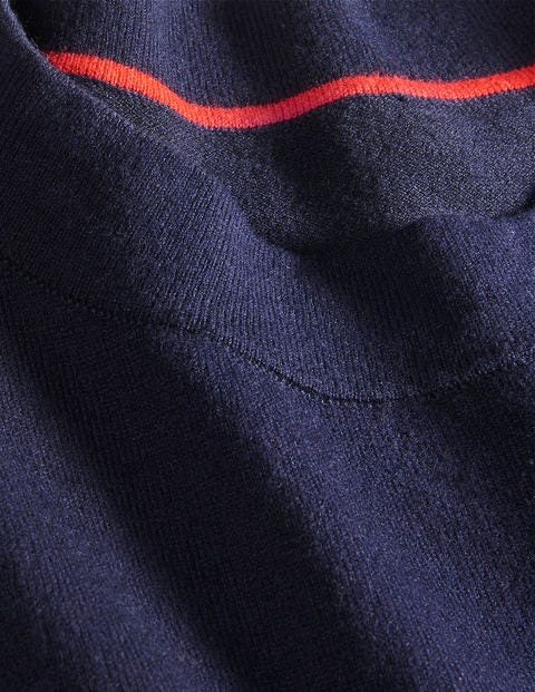 Abingdon Knitted Tee - Navy Abingdon Knitted Tee - Navy