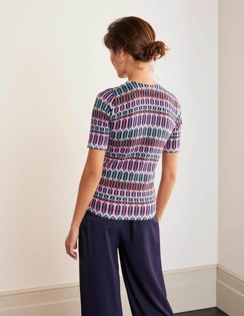 Abingdon Knitted Tee - Icicle Green, Crystals Abingdon Knitted Tee - Icicle Green, Crystals