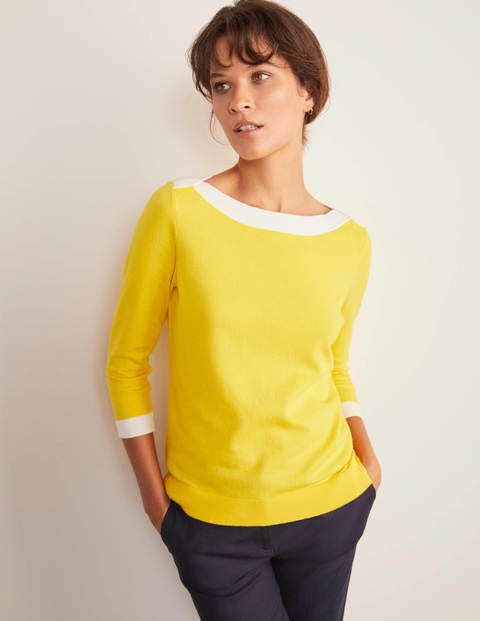 Gloucester Baumwollpullover - Maisgelb Gloucester Baumwollpullover - Maisgelb