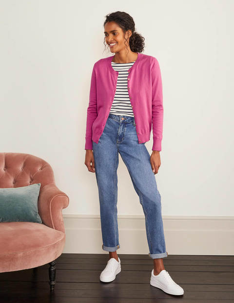 Eldon Crew Cardigan - Berry Sorbet Eldon Crew Cardigan - Berry Sorbet