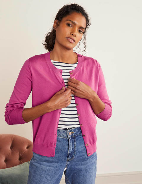 Eldon Crew Cardigan - Berry Sorbet Eldon Crew Cardigan - Berry Sorbet