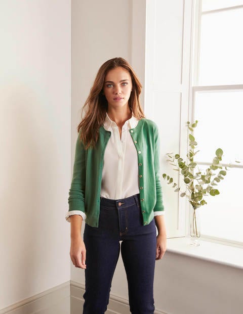 Eldon Crew Cardigan - Sage Green Eldon Crew Cardigan - Sage Green