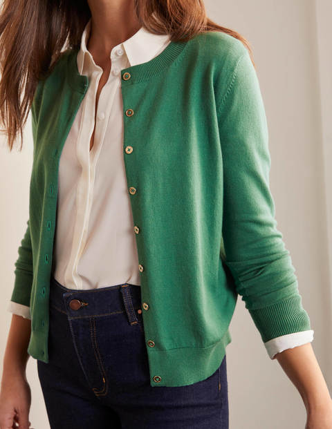 Eldon Crew Cardigan - Sage Green Eldon Crew Cardigan - Sage Green