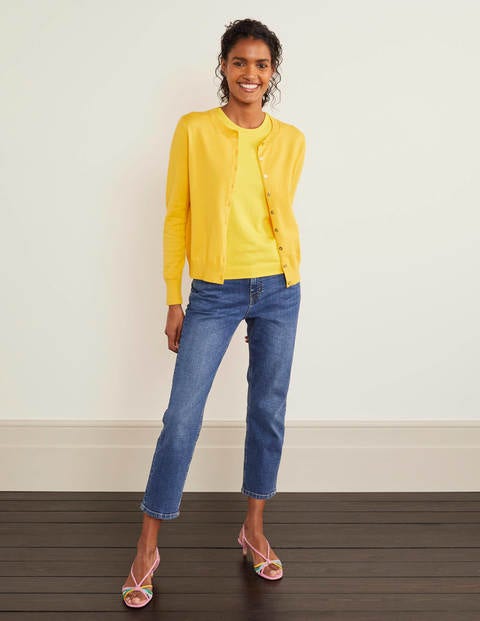 Eldon Crew Cardigan - Maize Eldon Crew Cardigan - Maize