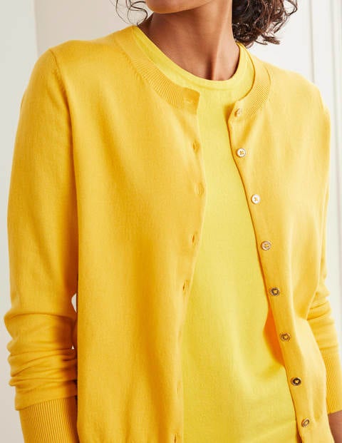 Eldon Crew Cardigan - Maize Eldon Crew Cardigan - Maize