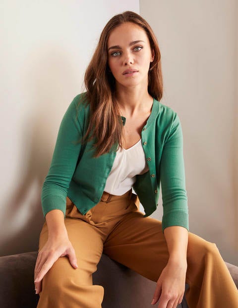 Eldon Crop Cardigan - Sage Green Eldon Crop Cardigan - Sage Green