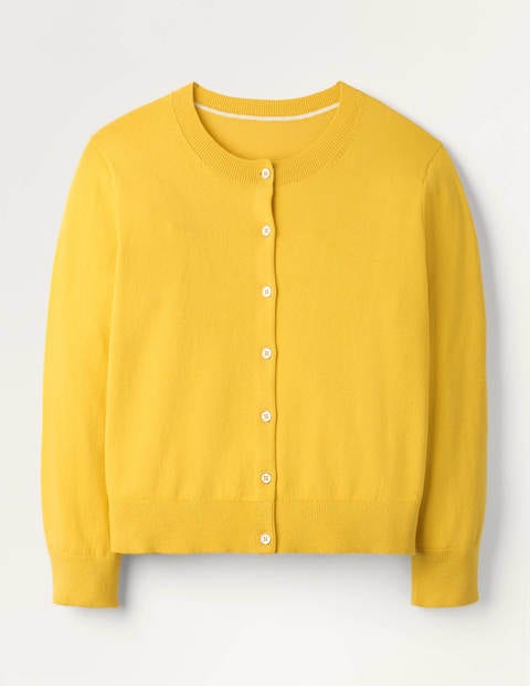 Eldon Cotton Crop Cardigan - Maize Eldon Cotton Crop Cardigan - Maize