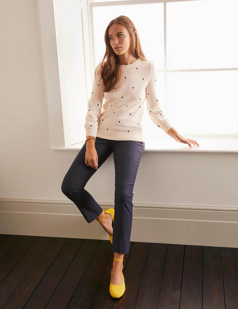 Devon Embroidered Jumper - Ivory Devon Embroidered Jumper - Ivory