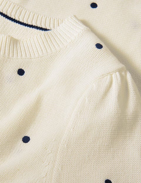 Devon Embroidered Jumper - Ivory Devon Embroidered Jumper - Ivory