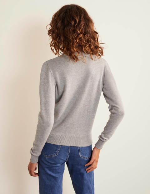 Allendale Button Cardigan - Grey Melange Allendale Button Cardigan - Grey Melange