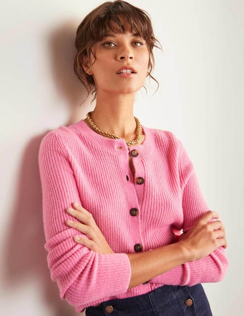 Cardigan Rosslyn duveteux - Fleur de prunier Cardigan Rosslyn duveteux - Fleur de prunier