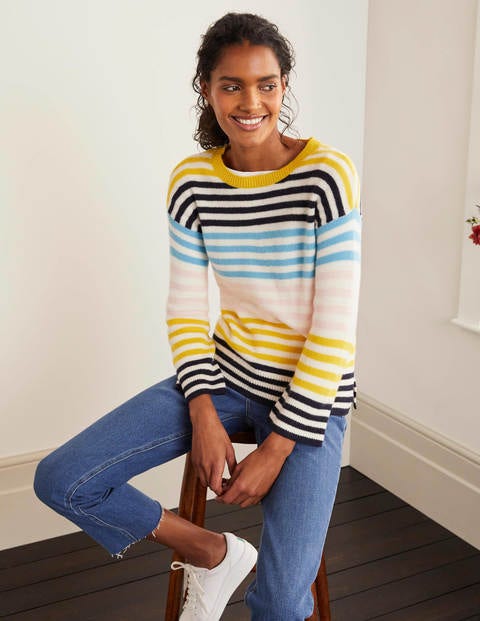 cashmere striped jumper