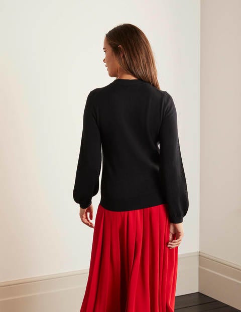 Pull Atholl à nouer - Noir Pull Atholl à nouer - Noir