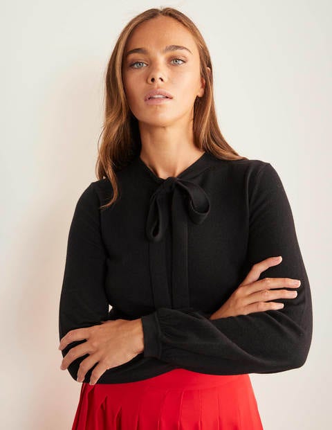 Pull Atholl à nouer - Noir Pull Atholl à nouer - Noir