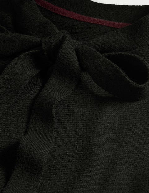 Pull Atholl à nouer - Noir Pull Atholl à nouer - Noir
