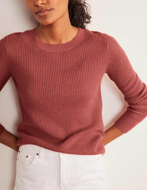 Rosslyn Fluffy Jumper - Dusty Rose Rosslyn Fluffy Jumper - Dusty Rose