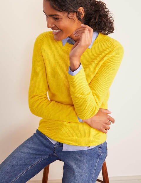 Rosslyn Fluffy Jumper - Maize Rosslyn Fluffy Jumper - Maize