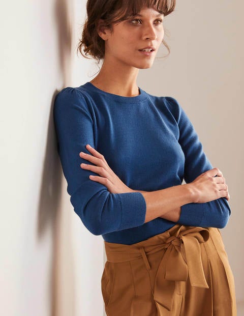 Stowe Merino Jumper - Rich Teal Stowe Merino Jumper - Rich Teal