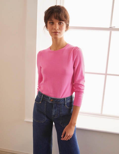 Stowe Merino Jumper - Plum Blossom Stowe Merino Jumper - Plum Blossom