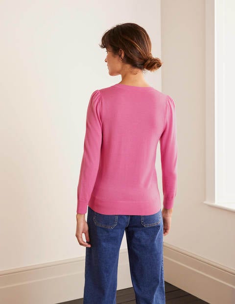 Stowe Merino Jumper - Plum Blossom Stowe Merino Jumper - Plum Blossom