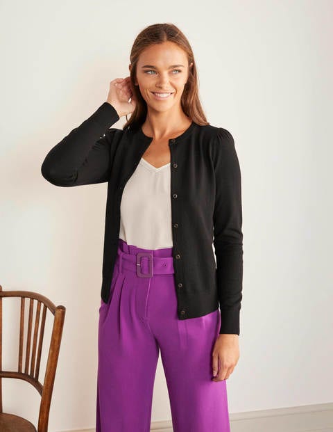 Stowe Merino Cardigan - Black Stowe Merino Cardigan - Black
