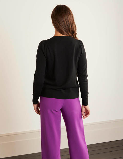 Stowe Merino Cardigan - Black Stowe Merino Cardigan - Black