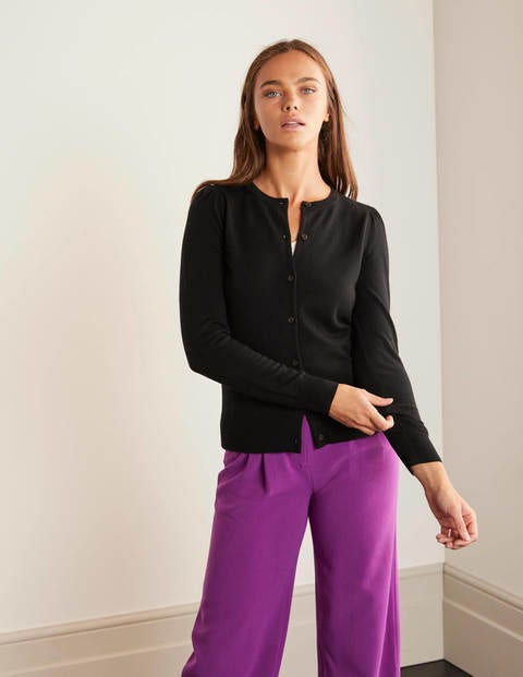 Stowe Merino Cardigan - Black Stowe Merino Cardigan - Black