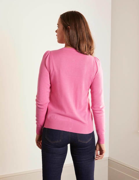 Cardigan Stowe en laine mérinos - Fleur de prunier Cardigan Stowe en laine mérinos - Fleur de prunier