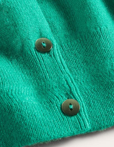 Cashmere Crew Cardigan - Wild Meadow Cashmere Crew Cardigan - Wild Meadow