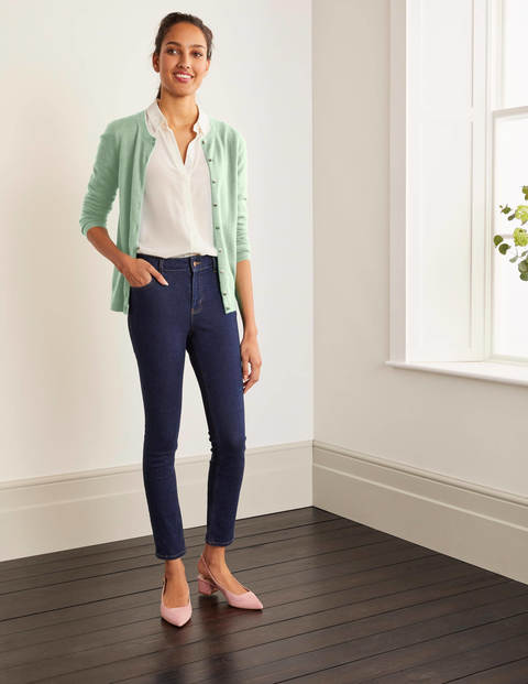 Cashmere Crew Cardigan - Mint Cake Cashmere Crew Cardigan - Mint Cake