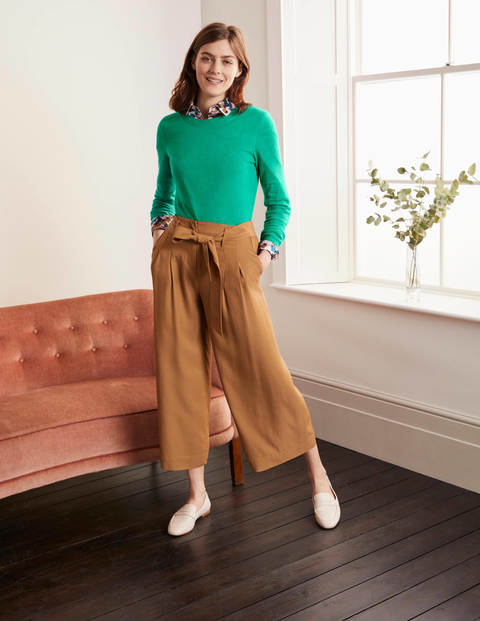 Cashmere Crew Neck Sweater - Wild Meadow Cashmere Crew Neck Sweater - Wild Meadow