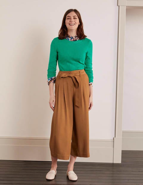 Cashmere Crew Neck Sweater - Wild Meadow Cashmere Crew Neck Sweater - Wild Meadow