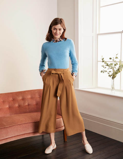 Pull col rond en cachemire - Bleu Lomond Pull col rond en cachemire - Bleu Lomond