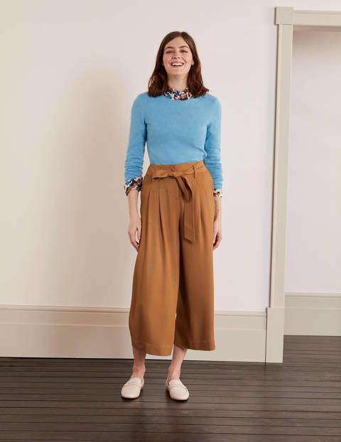 Pull col rond en cachemire - Bleu Lomond Pull col rond en cachemire - Bleu Lomond