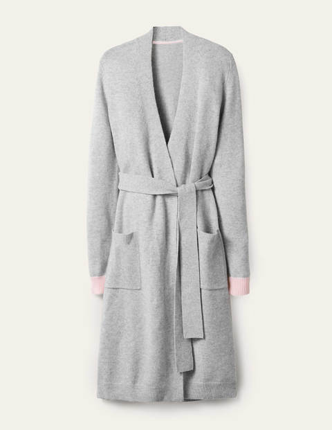 Wilton Cashmere Robe - Grey Melange Wilton Cashmere Robe - Grey Melange