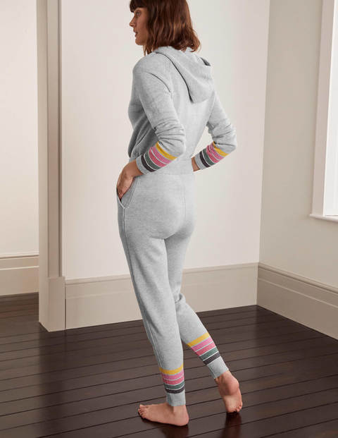 Morton Gestrickte Jogginghose - Grau Melange Morton Gestrickte Jogginghose - Grau Melange