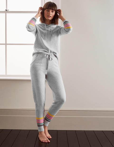 Morton Gestrickte Jogginghose - Grau Melange Morton Gestrickte Jogginghose - Grau Melange