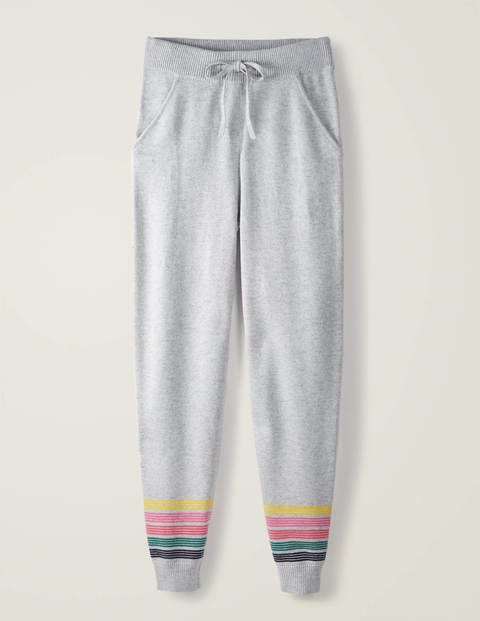 Morton Gestrickte Jogginghose - Grau Melange Morton Gestrickte Jogginghose - Grau Melange